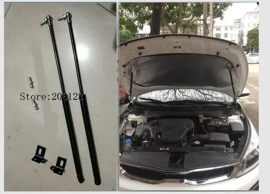 FIT FOR KIA k2 RIO 2017 2018 ACCESSORIES CAR BONNET HOOD GAS SHOCK STRUT LIFT SUPPORT CAR STYLING
FIT FOR KIA k2 RIO 2017 2018 ACCESSORIES CAR BONNET HOOD GAS SHOCK STRUT LIFT SUPPORT CAR STYLING