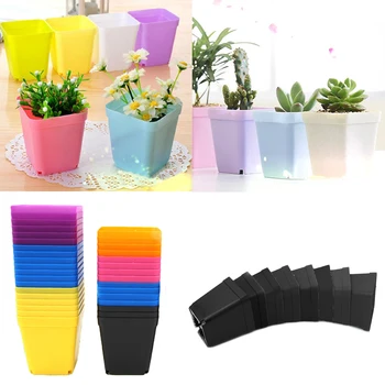 Behogar 20Pack Square Plastic Succulents Nursery Plant Flower Pot Planter with Tray Saucer for Home Office Garden Decoration
Behogar 20Pack Square Plastic Succulents Nursery Plant Flower Pot Planter with Tray Saucer for Home Office Garden Decoration