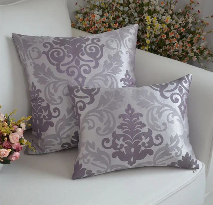 Euro high quality pillowcase plain backrest cushion pillowcases purple + silver double color silk pillowcase
Euro high quality pillowcase plain backrest cushion pillowcases purple + silver double color silk pillowcase