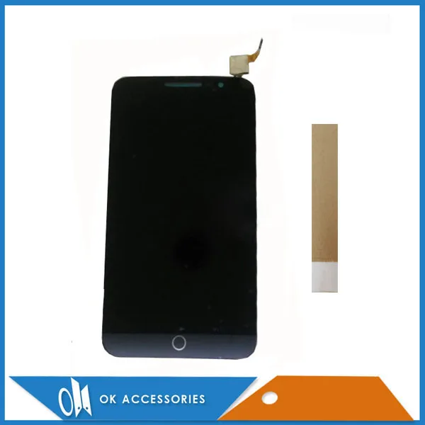 For Alcatel One Touch Pop 2 Premium 7044 OT7044 LCD Display+Touch Screen Black Color High Quality With Tape | Мобильные телефоны и