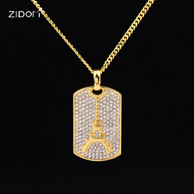 Hiphop iced out bling Eiffel Tower Men pendant necklaces Stainless Steel 24inch long chain fashion necklace men hip hop jewelry
Hiphop iced out bling Eiffel Tower Men pendant necklaces Stainless Steel 24inch long chain fashion necklace men hip hop jewelry