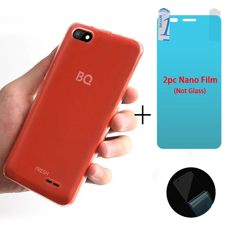Case For BQ 5056 Cover Soft TPU Silicone Phone Case For BQ Mobile BQ-5056 Fresh Screen Nano Protective Film
Case For BQ 5056 Cover Soft TPU Silicone Phone Case For BQ Mobile BQ-5056 Fresh Screen Nano Protective Film