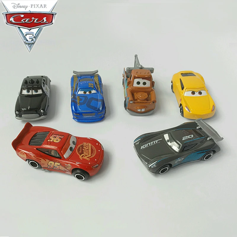 6pcs/set Disney Pixar Cars 3 Alloy Car Model Lightning McQueen Black Storm Jackson Curz Car Toy Children Birthday Christmas Gift
6pcs/set Disney Pixar Cars 3 Alloy Car Model Lightning McQueen Black Storm Jackson Curz Car Toy Children Birthday Christmas Gift