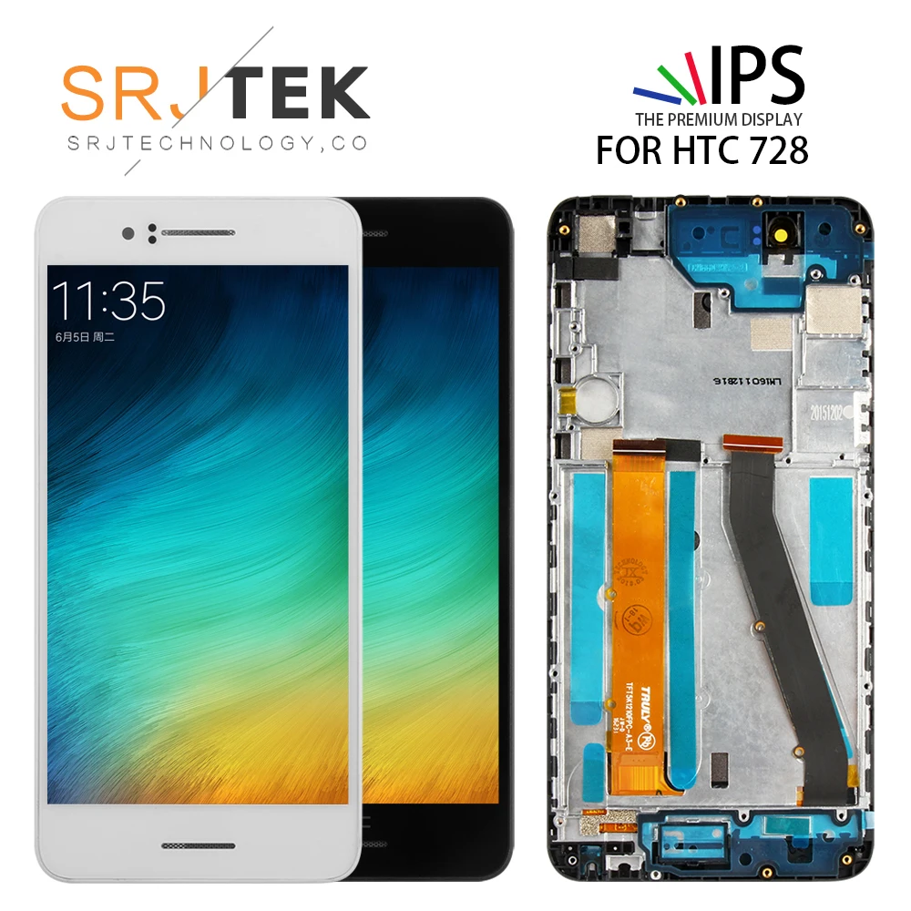 100% Original For HTC Desire 728 LCD Touch Screen with Frame For HTC Desire 728 Display Digitizer Replacement Parts 728G 728w
100% Original For HTC Desire 728 LCD Touch Screen with Frame For HTC Desire 728 Display Digitizer Replacement Parts 728G 728w
