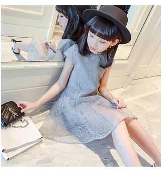 Infant Girls Cheongsam Mesh Dresses 2018 New Summer Print Chinese Style Kids Baby Dresses for 2-12 Year-Old Princess Children
Infant Girls Cheongsam Mesh Dresses 2018 New Summer Print Chinese Style Kids Baby Dresses for 2-12 Year-Old Princess Children