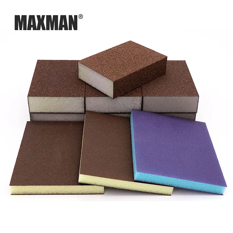 MAXMAN Sponge sand block Woodworking polishing Elastic grinding block High-density sponge block Emery sponge sandpaper Abrasive
MAXMAN Sponge sand block Woodworking polishing Elastic grinding block High-density sponge block Emery sponge sandpaper Abrasive