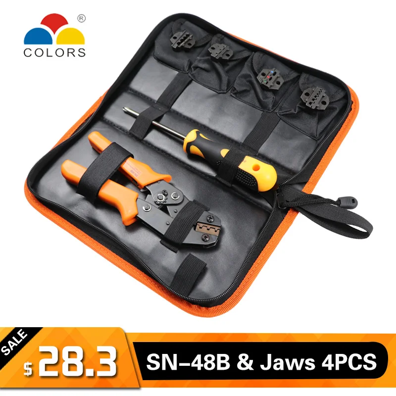 COLORS Crimper Cable Stripper Crimping Tool Wire Pliers Tools Cutter Crimp Cutters Alicate Stripper Plier Set Crimpatrice zange
COLORS Crimper Cable Stripper Crimping Tool Wire Pliers Tools Cutter Crimp Cutters Alicate Stripper Plier Set Crimpatrice zange