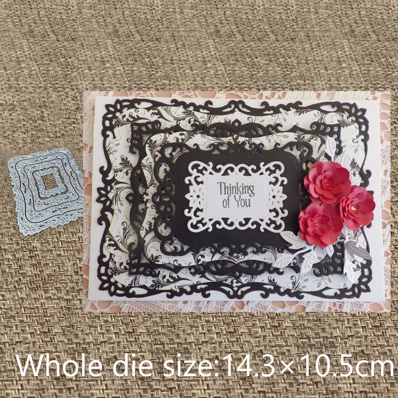 New Design Craft Metal Cutting Die die cuts 4pcs flower frame decoration scrapbook Album Paper Card Craft Embossing die cuts
New Design Craft Metal Cutting Die die cuts 4pcs flower frame decoration scrapbook Album Paper Card Craft Embossing die cuts