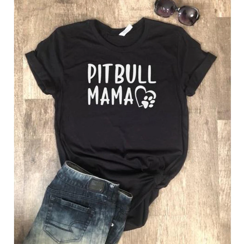 Pitbull Mama Paw Heart Print T-shirt Cute Summer Graphic Funny Tee Top Women Aesthetic Tumblr Hipster Tshirt Dog Mom Gift Shirt
Pitbull Mama Paw Heart Print T-shirt Cute Summer Graphic Funny Tee Top Women Aesthetic Tumblr Hipster Tshirt Dog Mom Gift Shirt