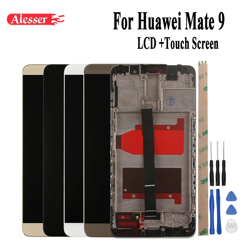 Alesser For Huawei Mate 9 LCD Display Touch Screen With Frame Assembly Repair Parts 5.9Inch Replacement Mobile Accessories+Tools
Alesser For Huawei Mate 9 LCD Display Touch Screen With Frame Assembly Repair Parts 5.9Inch Replacement Mobile Accessories+Tools