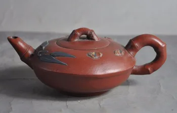 Crafts statue old China chinese Yixing Zisha pottery bamboo Statue Teapot Tea Makers Pot halloween
Crafts statue old China chinese Yixing Zisha pottery bamboo Statue Teapot Tea Makers Pot halloween