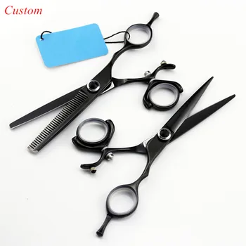 Custom logo japan 440c 6 inch black Rotate hair scissors set cutting barber makas haircut thinning shears hairdressing scissors
Custom logo japan 440c 6 inch black Rotate hair scissors set cutting barber makas haircut thinning shears hairdressing scissors