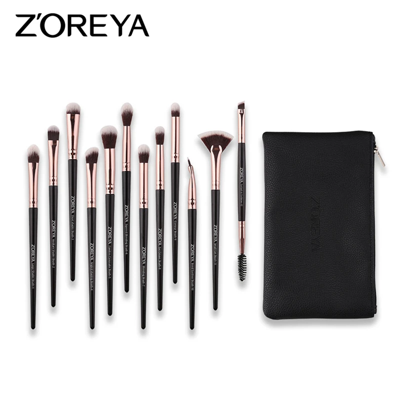 Portable 12 Pcs/set Makeup Brush Artificial Fiber Blending Brush Bag Eye Shadow Brush Cosmetics Tool Brush Gift Set for Women
Portable 12 Pcs/set Makeup Brush Artificial Fiber Blending Brush Bag Eye Shadow Brush Cosmetics Tool Brush Gift Set for Women