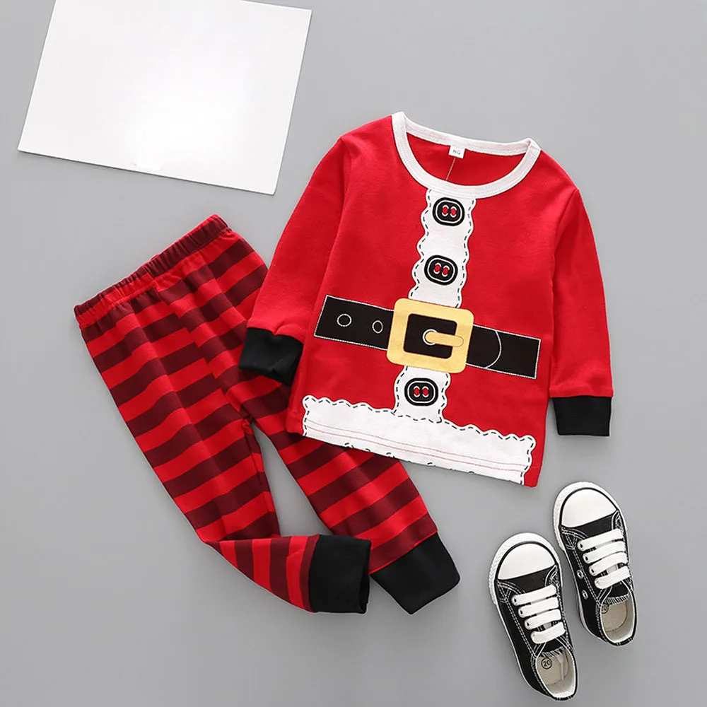 Toddler Kid Baby Girl Boy Christmas Outfits Clothes Print O-Neck Long Sleeve T-shirt Tops+Striped Pants Fashion Set 2Pcs
Toddler Kid Baby Girl Boy Christmas Outfits Clothes Print O-Neck Long Sleeve T-shirt Tops+Striped Pants Fashion Set 2Pcs