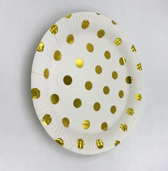 10pcs/lot 7inches polka dot disposable plates dots birthday party decorations golden polka dots paper plates golden dots dishes
10pcs/lot 7inches polka dot disposable plates dots birthday party decorations golden polka dots paper plates golden dots dishes