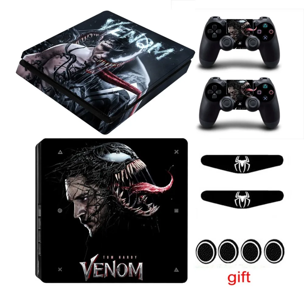 2018 VENOM SPIDER Skin Sticker For Playstation 4 PS4 Slim Console Vinyl Decals Controller Covers Stickers Play station 4 SLIM
2018 VENOM SPIDER Skin Sticker For Playstation 4 PS4 Slim Console Vinyl Decals Controller Covers Stickers Play station 4 SLIM
