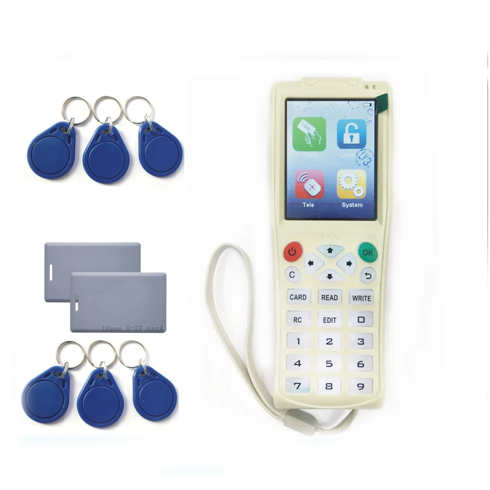 Free shipping Super More frequency RFID Copier Duplicator IC/ID more Frequency With USB Cable For LCD Screen/lithium battery
Free shipping Super More frequency RFID Copier Duplicator IC/ID more Frequency With USB Cable For LCD Screen/lithium battery
