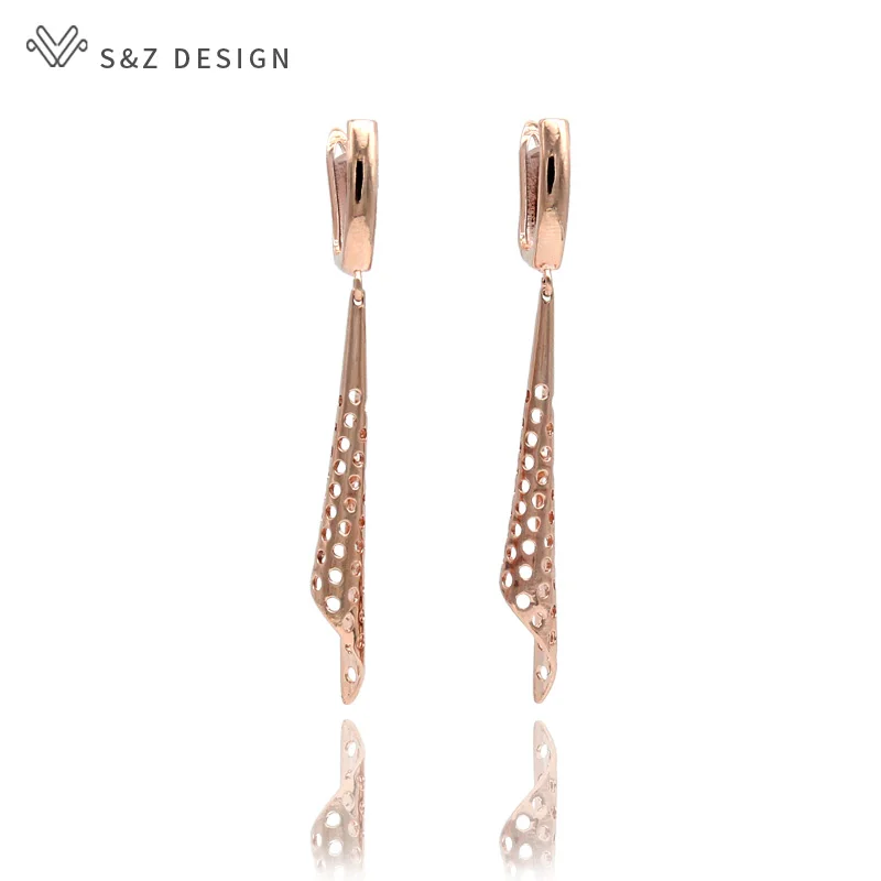 S&Z New Arrivals 585 Rose Gold Smooth Polka Dot Dangle Earrings Women Simple Exquisite Wedding Party Trendy Unique Jewelry
S&Z New Arrivals 585 Rose Gold Smooth Polka Dot Dangle Earrings Women Simple Exquisite Wedding Party Trendy Unique Jewelry