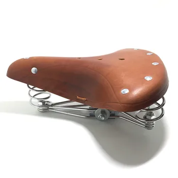 TDX-4 Free shipping Vintage 2628 bicycle saddle genuine leather old style bicycle spring saddle genuine leather car seat
TDX-4 Free shipping Vintage 2628 bicycle saddle genuine leather old style bicycle spring saddle genuine leather car seat