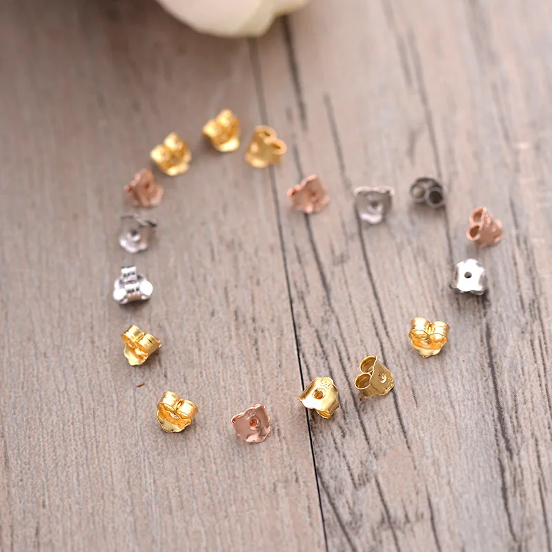 925 Sterling Silver Butterfly Earring Backs Stoppers Earnuts Ear Plugs for Jewelry Findings Accessories DIY Parts
925 Sterling Silver Butterfly Earring Backs Stoppers Earnuts Ear Plugs for Jewelry Findings Accessories DIY Parts