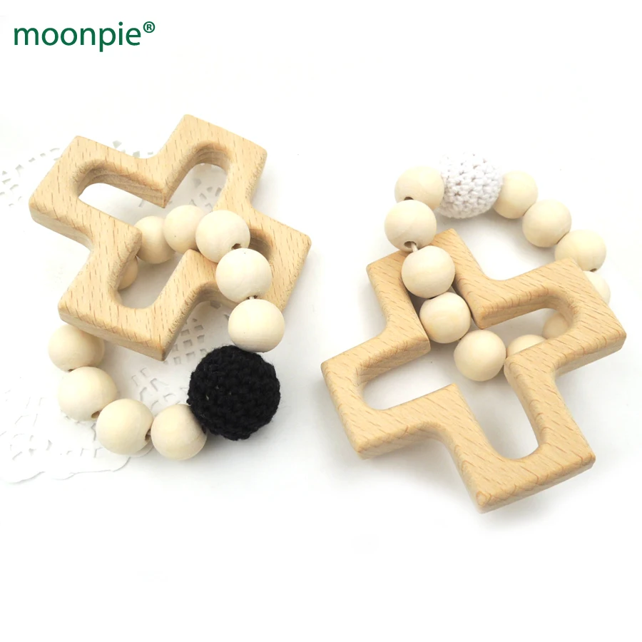 big cross beech teether newcoming Wooden teether Toy black and white Baby Crochet Nursing Toy baby gift ET112
big cross beech teether newcoming Wooden teether Toy black and white Baby Crochet Nursing Toy baby gift ET112