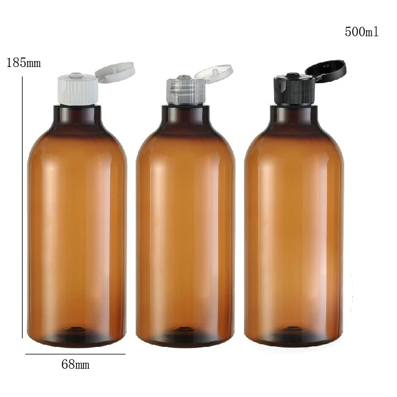 20 x 500ml Empty Amber Brown Round Shoulder PET Lotion and Cream Cosmetic Flip Top Cap Bottle
20 x 500ml Empty Amber Brown Round Shoulder PET Lotion and Cream Cosmetic Flip Top Cap Bottle