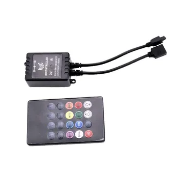 20 Keys Music 2.0 IR Remote Controller Dimmer Switch Sound Sensor Control Brightness Speed Adjustable for 5050 RGB LED Strip 5pc
20 Keys Music 2.0 IR Remote Controller Dimmer Switch Sound Sensor Control Brightness Speed Adjustable for 5050 RGB LED Strip 5pc