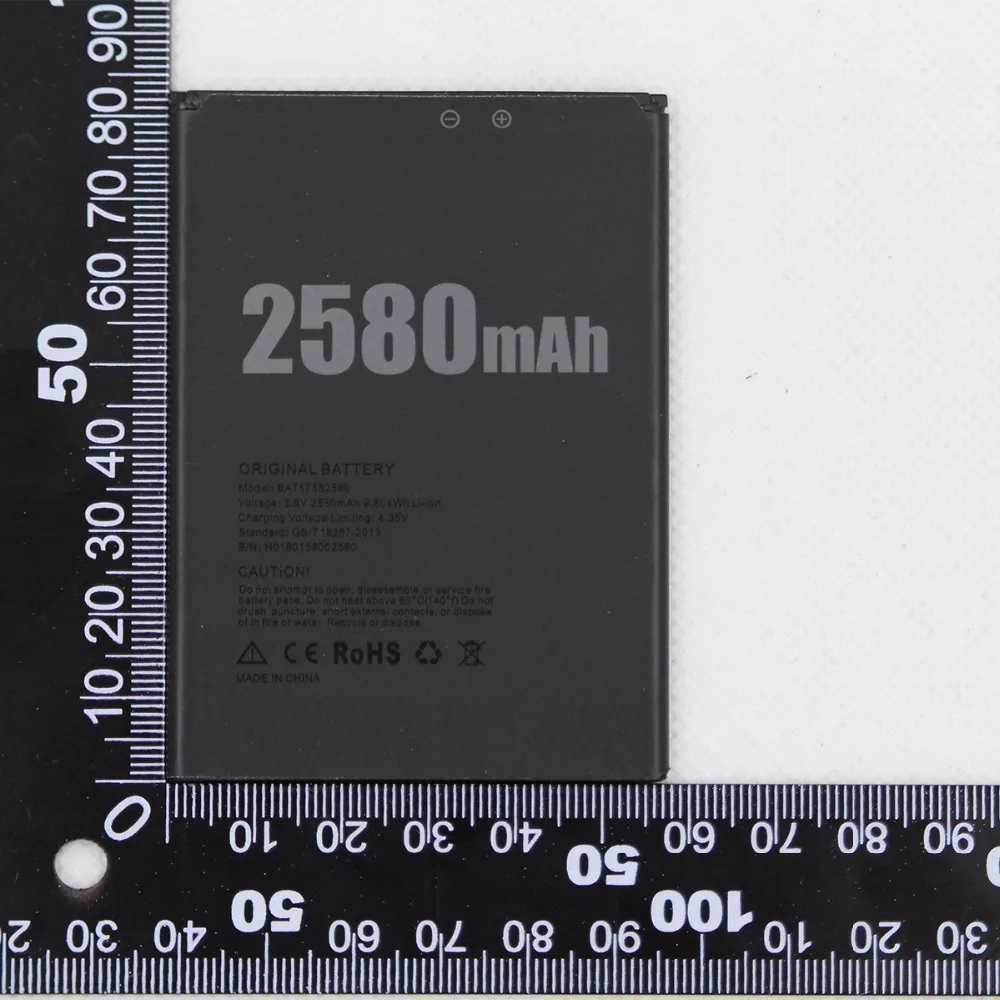 BAT17582580 2580mah Cellphone battery for Doogee X20 2580mAh Polymer Mobile Phone Replacement Battery
BAT17582580 2580mah Cellphone battery for Doogee X20 2580mAh Polymer Mobile Phone Replacement Battery