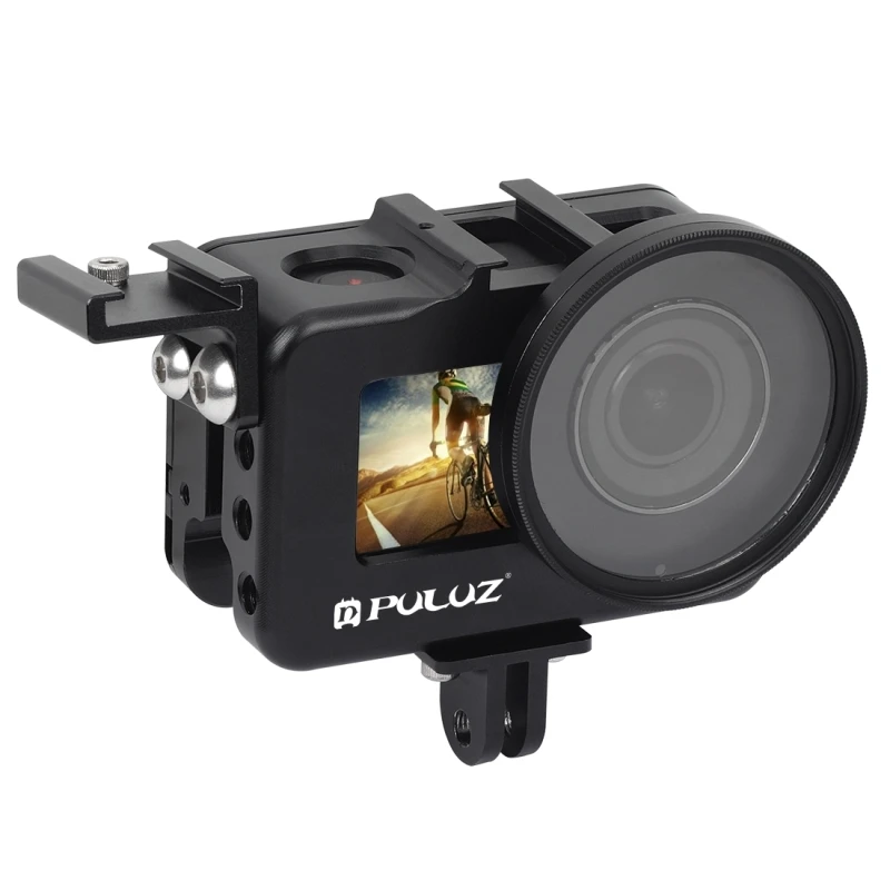PULUZ PU331B Housing Cage Protective Case Frame Shell with Cold Shoe Mount for DJI OSMO Action Sports Video Cameras Accessories
PULUZ PU331B Housing Cage Protective Case Frame Shell with Cold Shoe Mount for DJI OSMO Action Sports Video Cameras Accessories