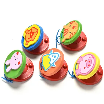 1Pc Cartoon Castanets Lovely Kids Wooden Castanet Clapper Handle Musical Instrument Toy
1Pc Cartoon Castanets Lovely Kids Wooden Castanet Clapper Handle Musical Instrument Toy