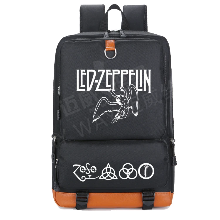2018 Led Zeppelin Rock Band backpack b women School Shoulder Bag men Laptop Bags Teenage Girl Backpacks bookbag Mochila
2018 Led Zeppelin Rock Band backpack b women School Shoulder Bag men Laptop Bags Teenage Girl Backpacks bookbag Mochila