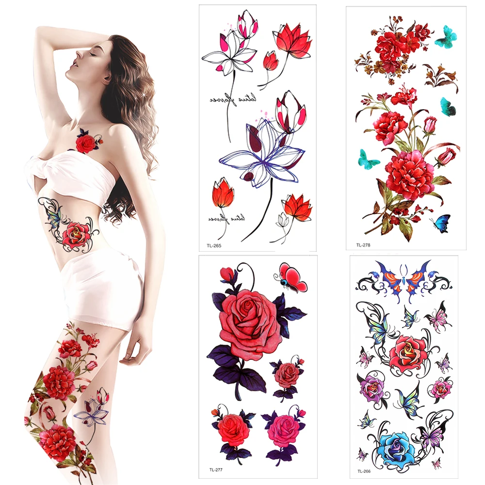 1PC Waterproof Temporary Tattoo Stickers Decal Full Flower Longlasting Fake Tattoo Hallowen Women Body Arm Leg Art Tools
1PC Waterproof Temporary Tattoo Stickers Decal Full Flower Longlasting Fake Tattoo Hallowen Women Body Arm Leg Art Tools