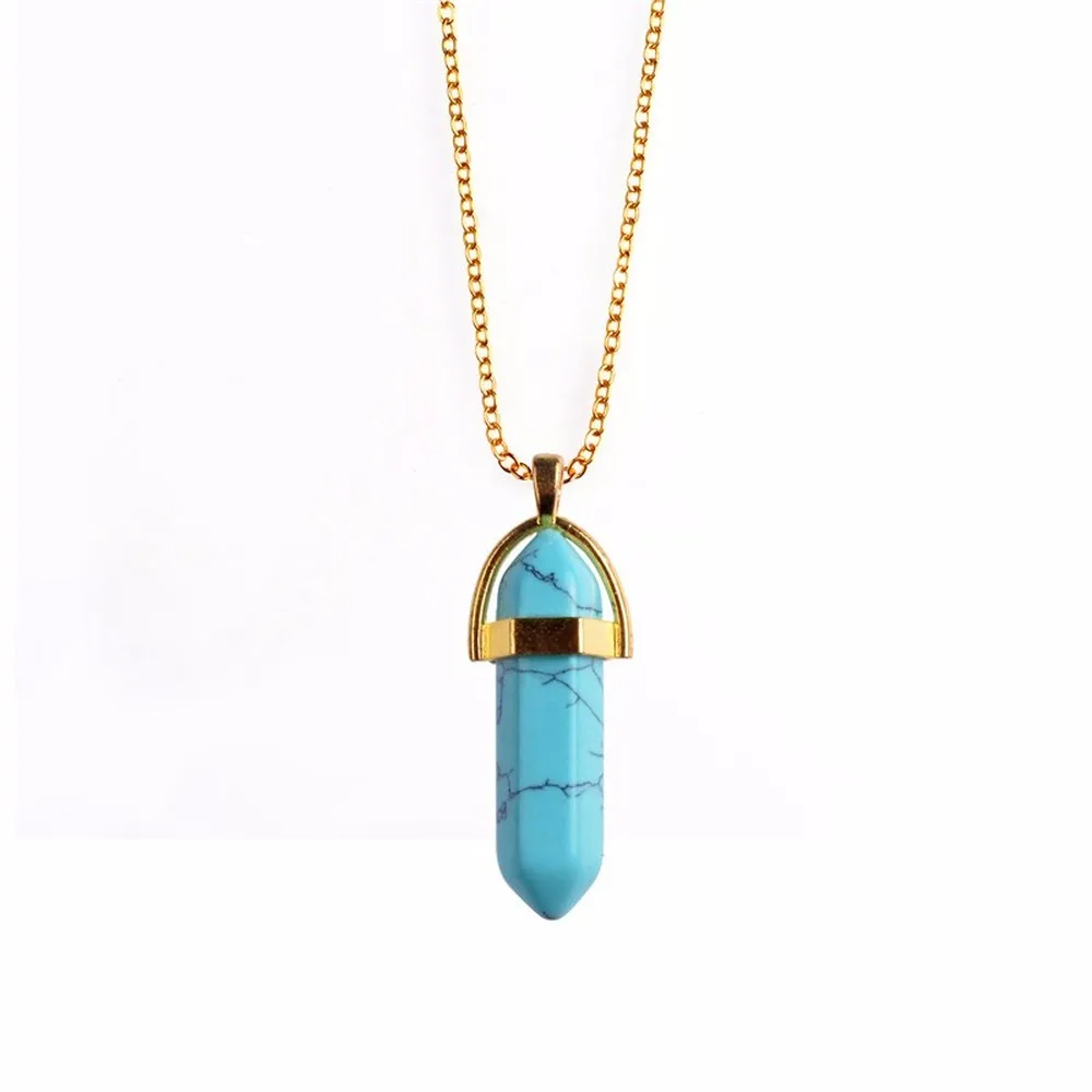 Hot Sale Crystal Pendant Choker Necklace Women Natural Stone Gold Color Moon Chain Double Layer Necklaces
Hot Sale Crystal Pendant Choker Necklace Women Natural Stone Gold Color Moon Chain Double Layer Necklaces