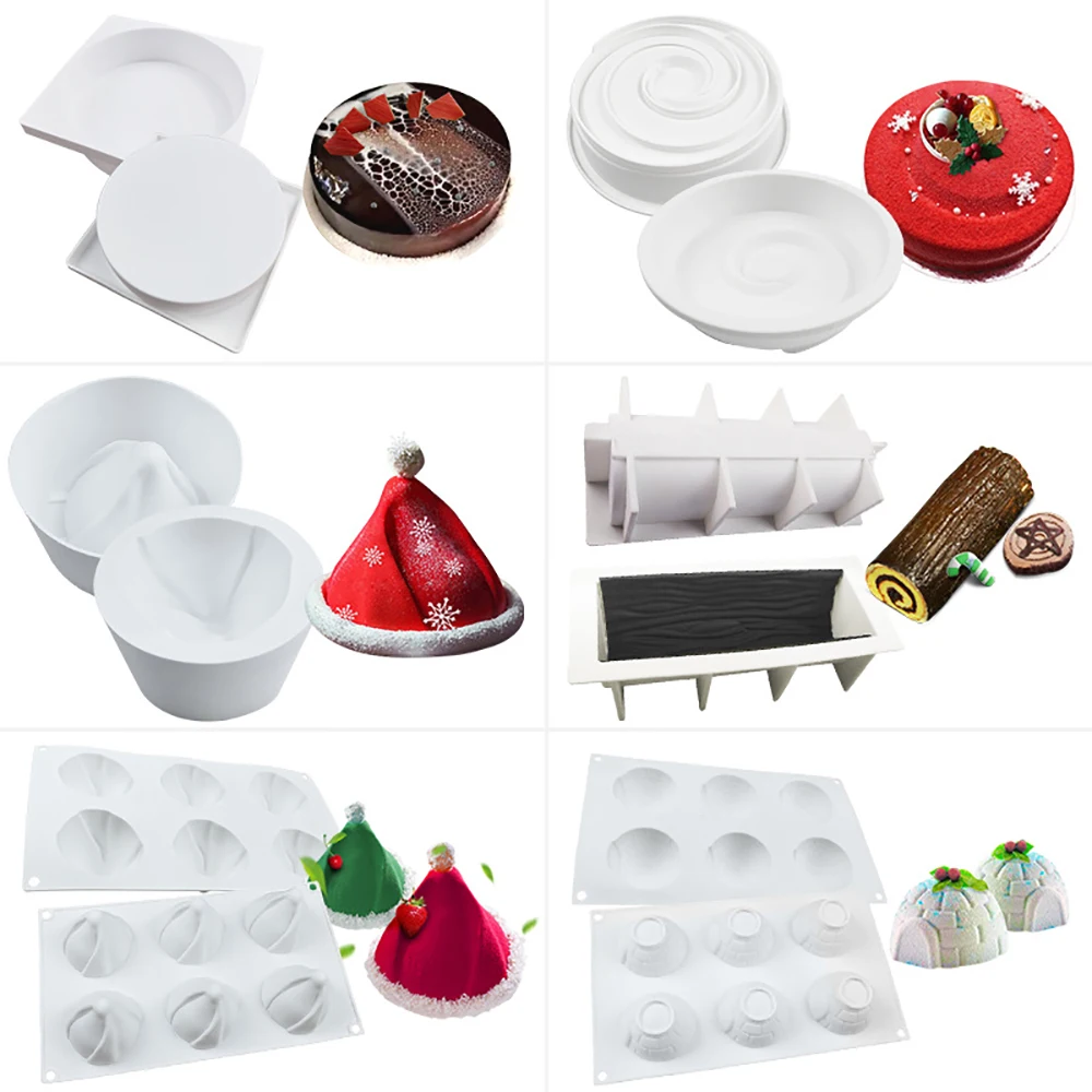 GODWJ Cake Decorating Mold 3D Silicone Molds Baking dish Tools For Heart Round Cakes Chocolate Brownie Mousse Make Dessert Pan
GODWJ Cake Decorating Mold 3D Silicone Molds Baking dish Tools For Heart Round Cakes Chocolate Brownie Mousse Make Dessert Pan