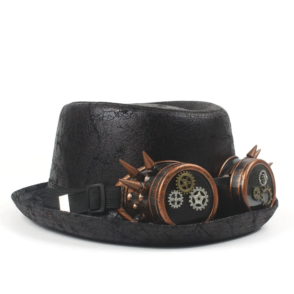 leather pork pie hats for sale