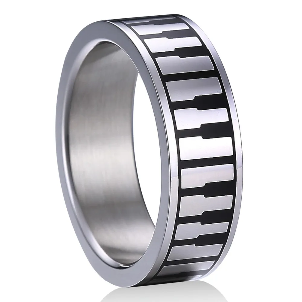 Top Quality Christian 316L Stainless Steel Music Keyboard: Give Praise to God Chastity Ring Piano Ring for Men Women SS508R
Top Quality Christian 316L Stainless Steel Music Keyboard: Give Praise to God Chastity Ring Piano Ring for Men Women SS508R