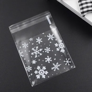 100Pcs/lot New Arrival 7x7cm Clear Christmas Snowflake Cookie Bag,Plastic Cellophane Self Adhesive Seal,Bakery Gift Cello Bags
100Pcs/lot New Arrival 7x7cm Clear Christmas Snowflake Cookie Bag,Plastic Cellophane Self Adhesive Seal,Bakery Gift Cello Bags