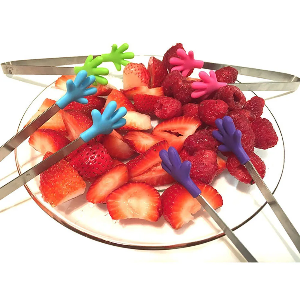 Silicone Kitchen Tools Sugar Clip Pastry ClampCooking Salad Food BBQ Tongs Stainless Steel Handle Tongs 4 Color Available
Silicone Kitchen Tools Sugar Clip Pastry ClampCooking Salad Food BBQ Tongs Stainless Steel Handle Tongs 4 Color Available