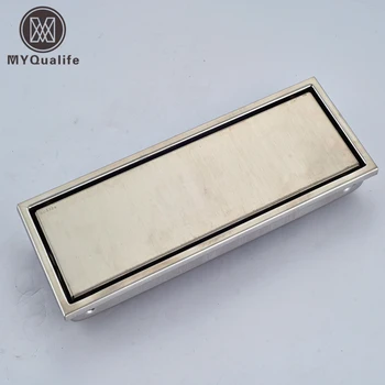 Luxury Nickel Brushed Bathroom Floor Drain Stainless Steel Shower Grate Waste Drain
Luxury Nickel Brushed Bathroom Floor Drain Stainless Steel Shower Grate Waste Drain
