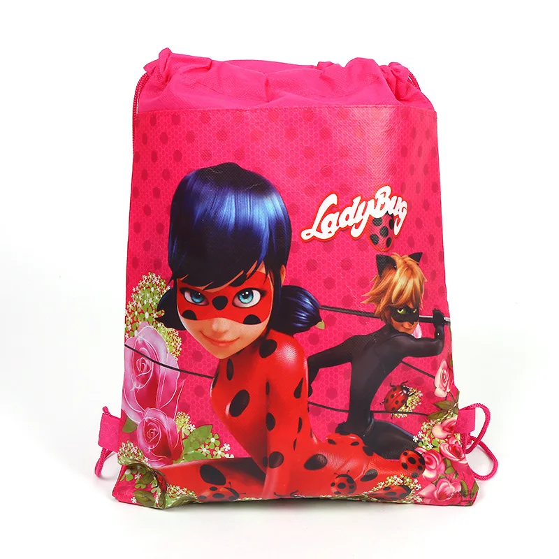 1PC Ladybug Bag Party Drawstring Bag For Kids Action Figure Toys Birthday Gift Cosplay Non-woven fabric Handbag
1PC Ladybug Bag Party Drawstring Bag For Kids Action Figure Toys Birthday Gift Cosplay Non-woven fabric Handbag