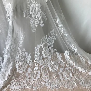 Free Shipping 3m Long 145cm Width White Eyelash Lace DIY Embroidered Wedding Dress Lace Fabric Net Material Fabric Cloth
Free Shipping 3m Long 145cm Width White Eyelash Lace DIY Embroidered Wedding Dress Lace Fabric Net Material Fabric Cloth