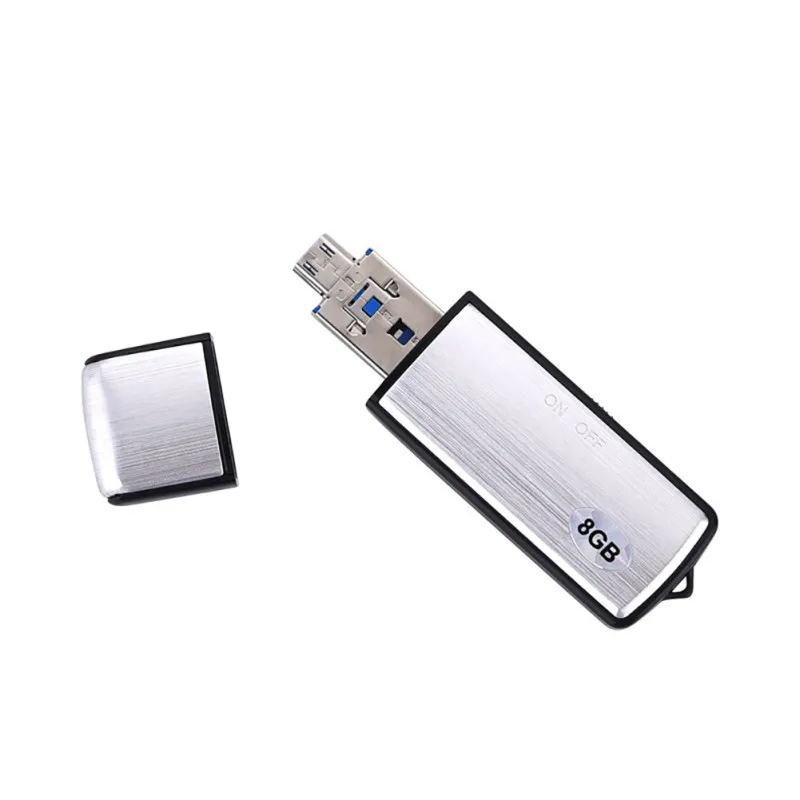 

3-in-1 U-disk Digital Mini Audio Sound Recorder 8GB Professional Voice Record Dictaphone USB Recorder Recording Pen