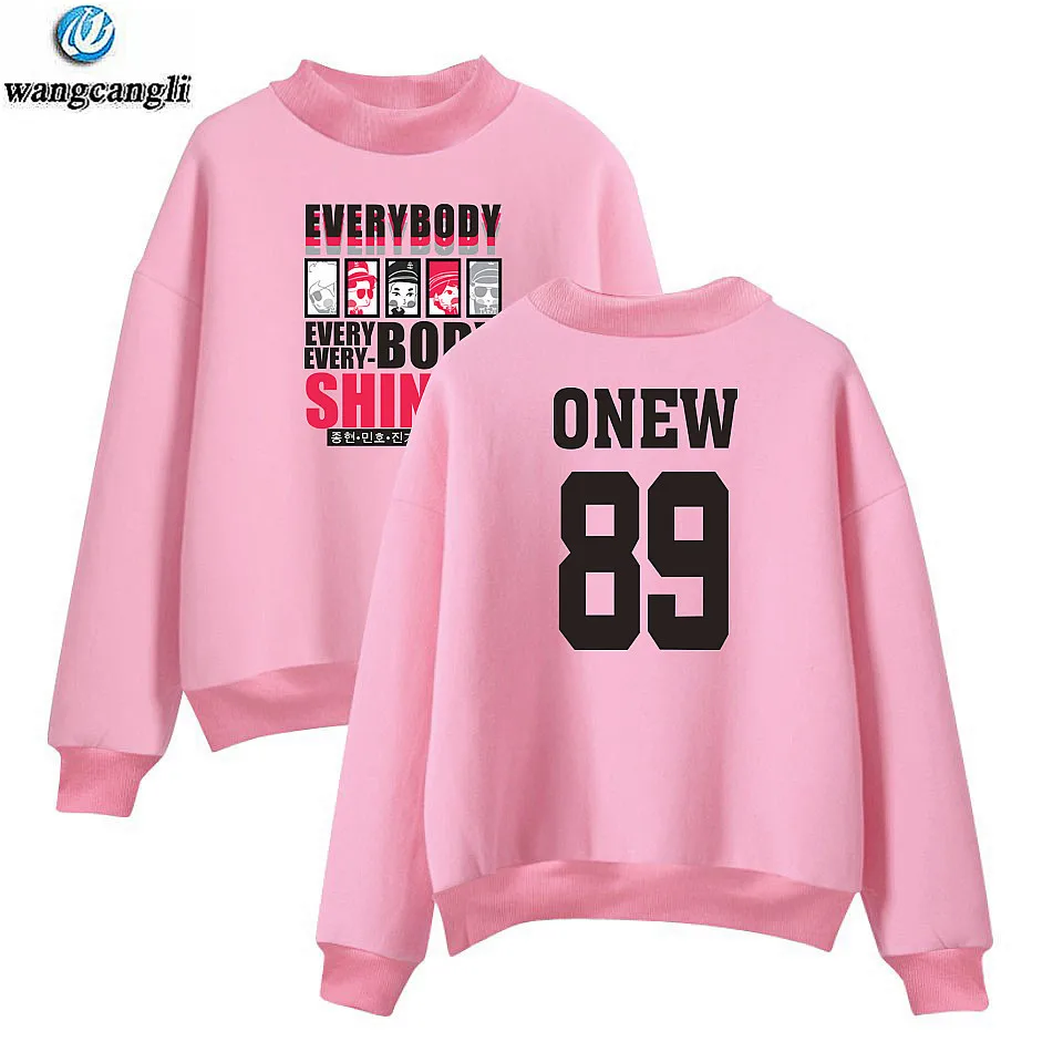 Shinee Kpop Fans Supportive Hoodie Sweatshirt Women Men Pullover Turtleneck Fleece Tracksuit Harajuku Pink Hoodies 2019 New
Shinee Kpop Fans Supportive Hoodie Sweatshirt Women Men Pullover Turtleneck Fleece Tracksuit Harajuku Pink Hoodies 2019 New