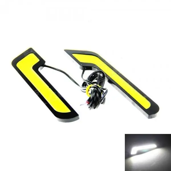 2 Pcs Car Auto 6W 200lm DC 12V 7 Style White Light 2-COB LED Running Light for Car (2PCS) 
2 Pcs Car Auto 6W 200lm DC 12V 7 Style White Light 2-COB LED Running Light for Car (2PCS)