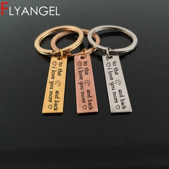 Personalized Keychain Engraved Moon Heart Key Holder I Love You More Cute Stainless Steel Bag Charm Lover Valentine's Gifts
Personalized Keychain Engraved Moon Heart Key Holder I Love You More Cute Stainless Steel Bag Charm Lover Valentine's Gifts