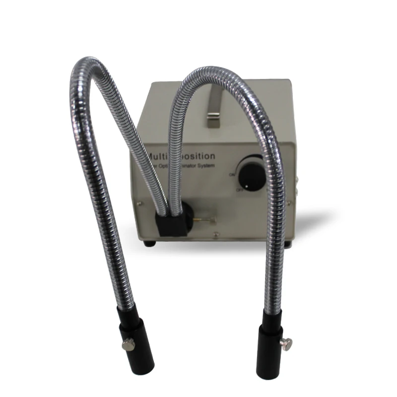 Adjustable 220V Microscope Lights Double Fiber Cold Light Source Halogen Ring Lamp 150W Stereo Microscope Illuminator Mikroskop
Adjustable 220V Microscope Lights Double Fiber Cold Light Source Halogen Ring Lamp 150W Stereo Microscope Illuminator Mikroskop