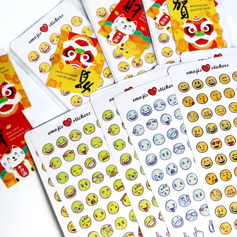 10 sheets/lot Mini Emoji stickers 48 Die Cut sticker for notebook fun message Vinyl funny creative
10 sheets/lot Mini Emoji stickers 48 Die Cut sticker for notebook fun message Vinyl funny creative