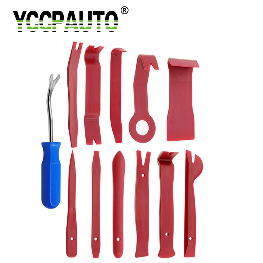 YCCPAUTO 12Pcs Car Motorcycle Repair Disassembly Tools Auto Radio Door Dash Panel Trim Removal Tool Kits Nail Puller Pry Bar
YCCPAUTO 12Pcs Car Motorcycle Repair Disassembly Tools Auto Radio Door Dash Panel Trim Removal Tool Kits Nail Puller Pry Bar