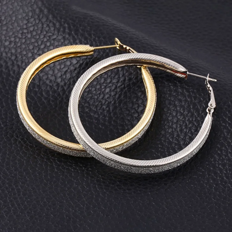 New Fashion Unisex Dull Polish Earrings 2018 Women Men Round Hoop Earrings Trendy Earrings for Women Jewelry W3
New Fashion Unisex Dull Polish Earrings 2018 Women Men Round Hoop Earrings Trendy Earrings for Women Jewelry W3