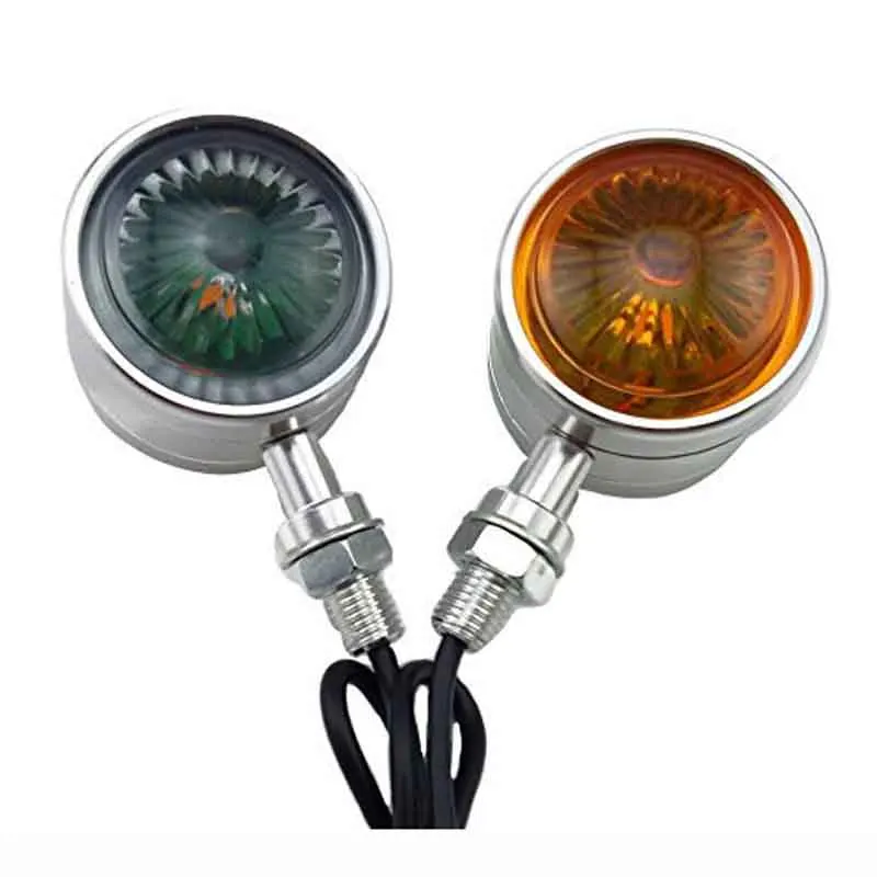 Motorcycle Double LED Turn Signals Lights Indicators Blinkers Lamps 1 Pair (Chorme)
Motorcycle Double LED Turn Signals Lights Indicators Blinkers Lamps 1 Pair (Chorme)
